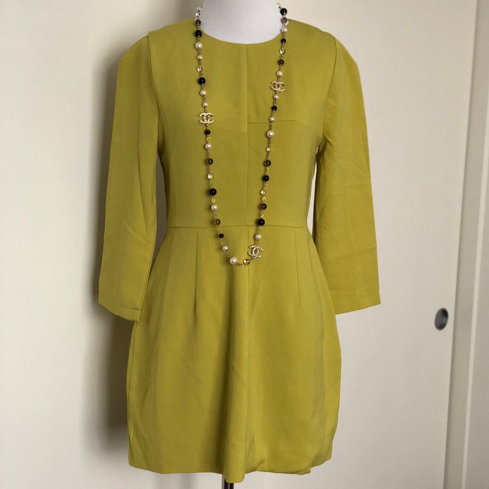 70’s Inspired Mod Mustard Yellow dress